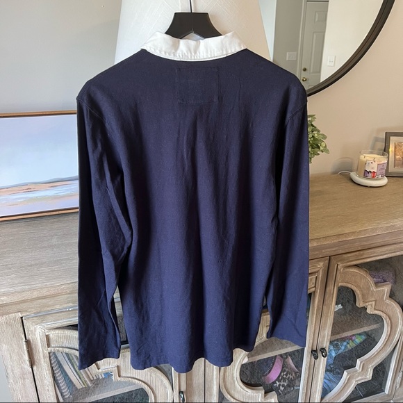 1901 Long sleeve collared button up sweater - Picture 3 of 3